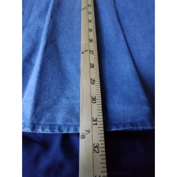 Vintage Big Dogs Men Large Blue‎ Denim Cotton Button Down Shirt Western Rodeo - Picture 7 of 7